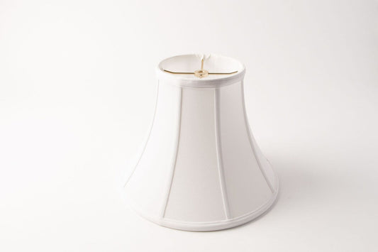Bell Silk Lampshade – Bone Soft-Sided Elegant Design