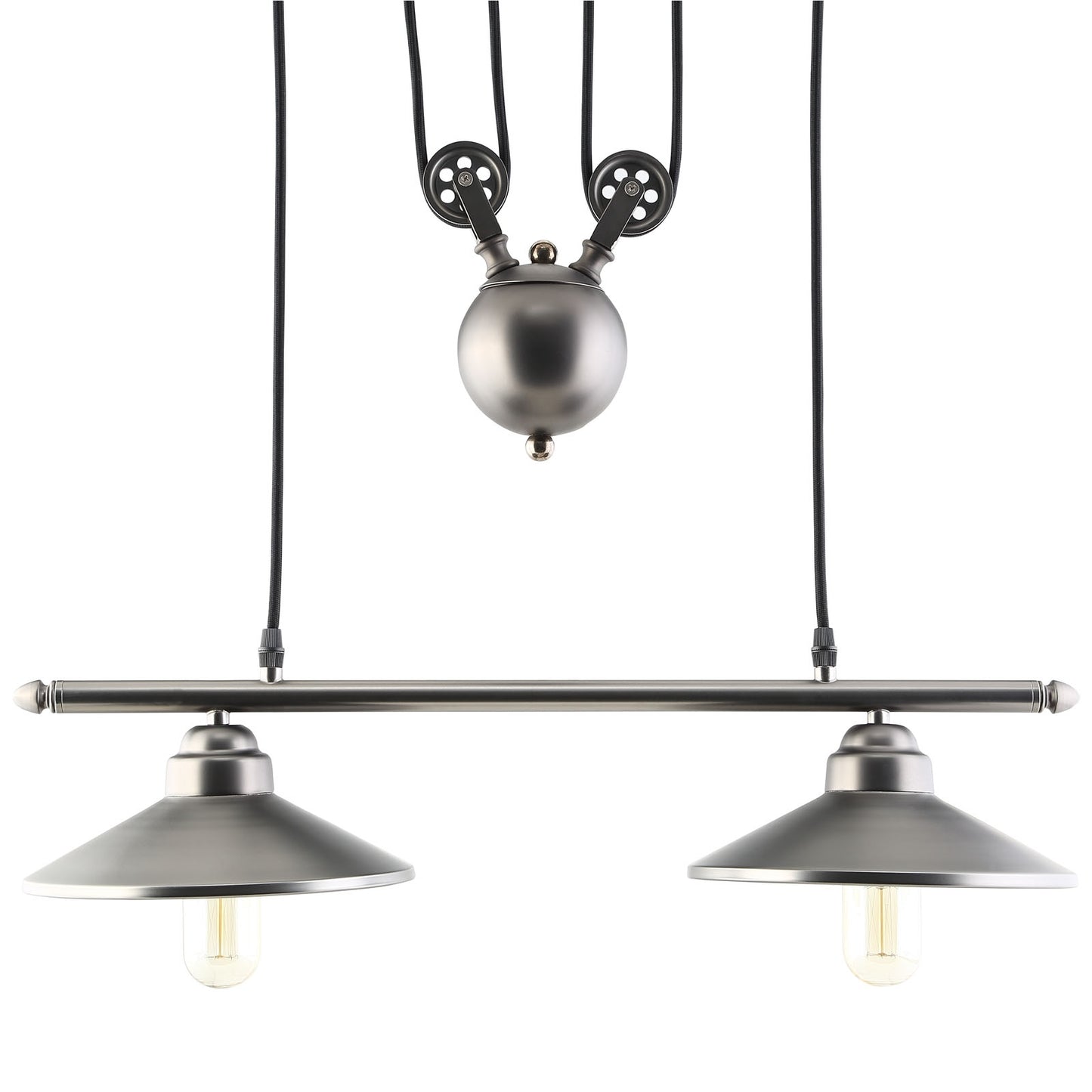 Innovateous Ceiling Fixture – Polished Silver Steel | Da Vinci-Inspired Modern Pendant