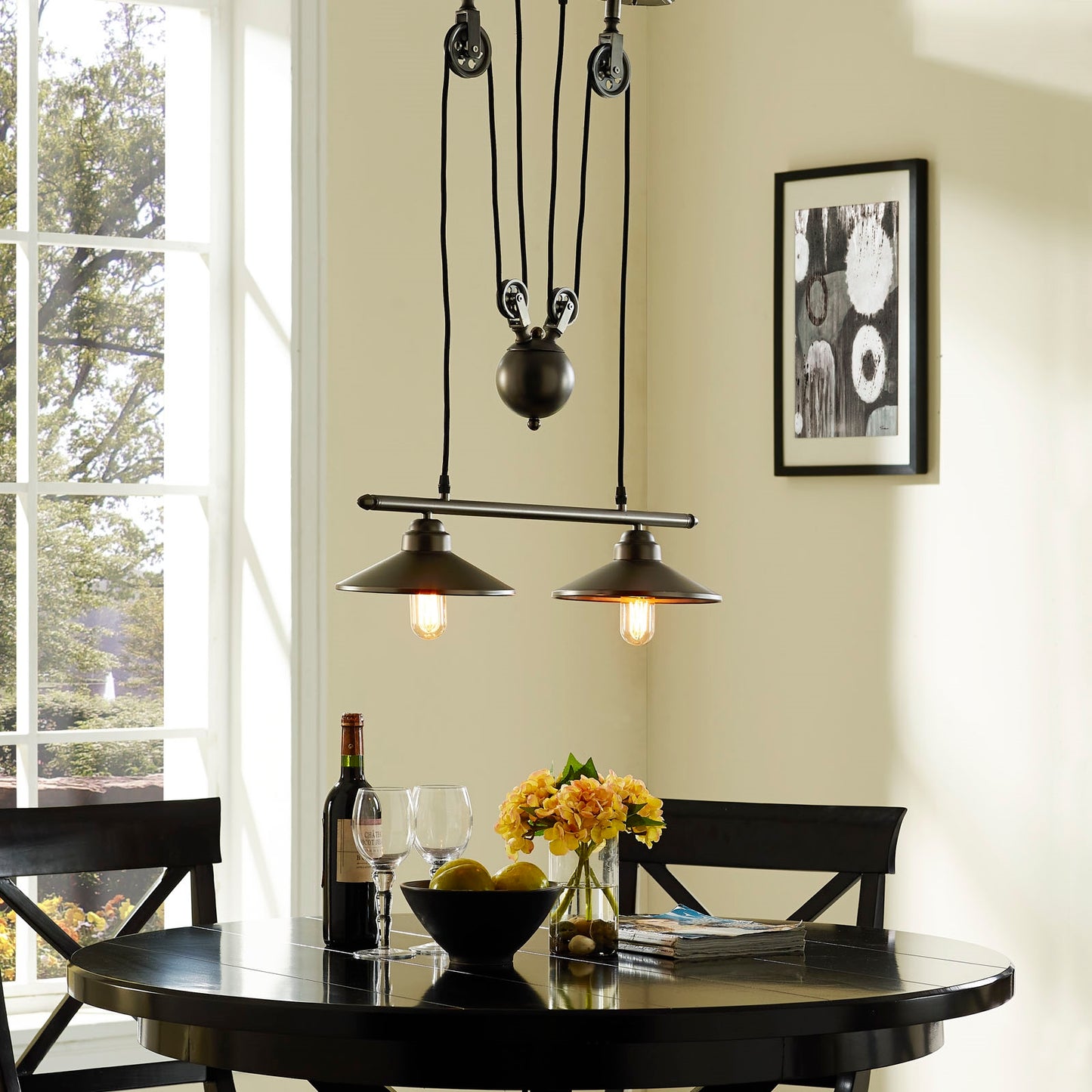 Innovateous Ceiling Fixture – Polished Silver Steel | Da Vinci-Inspired Modern Pendant