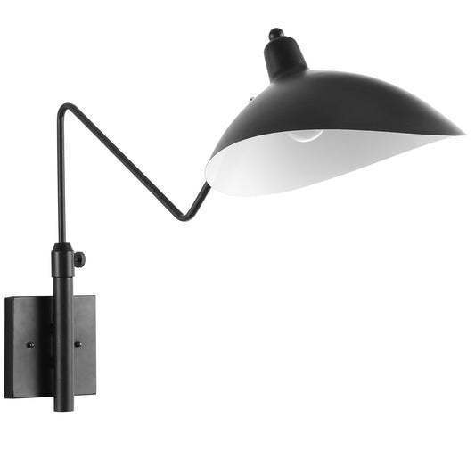 View Wall Lamp – Modern Black Steel | Adjustable Wall Sconce