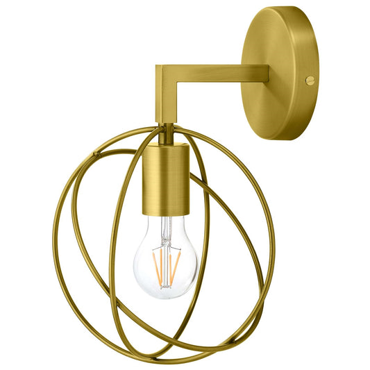 Perimeter Wall Sconce – Modern Brass | Orbital Design E26 Wall Lamp