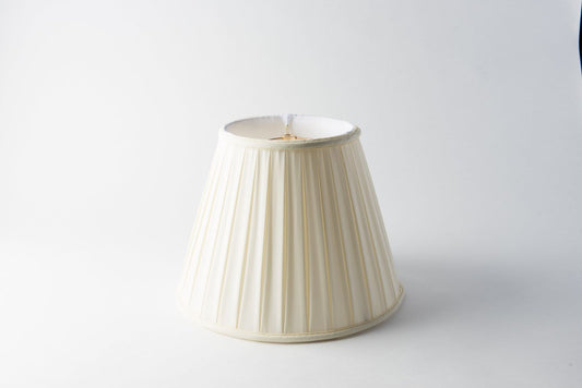 Box Pleat Empire Eggshell Lampshade