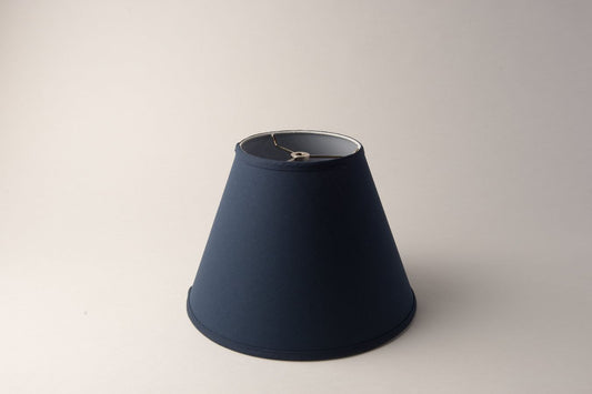 Empire Linen Navy Lampshade (Classic Empire Style)