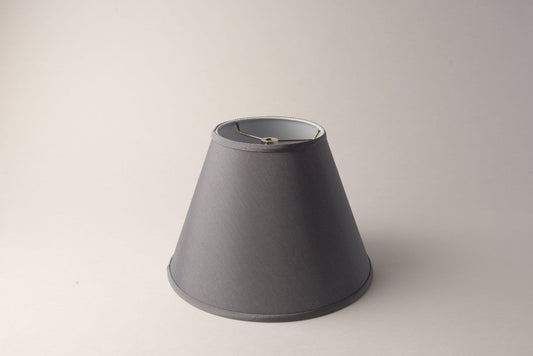 Empire Grey Silk Blend Lampshade (Classic Empire Style)