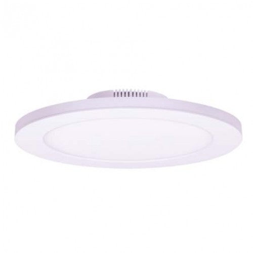 LED Flush Mount 7" Retrofit Ceiling Light – White Finish