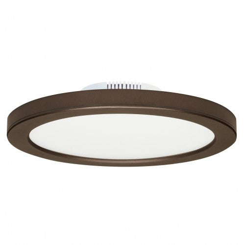 7” LED Flush Mount Retrofit Ceiling Light – Bronze Finish
