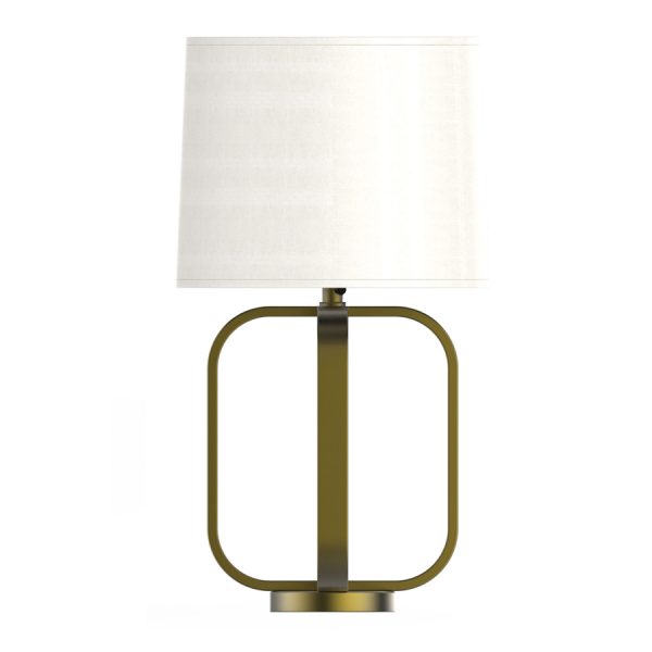 Table Lamp With Sungold Finish