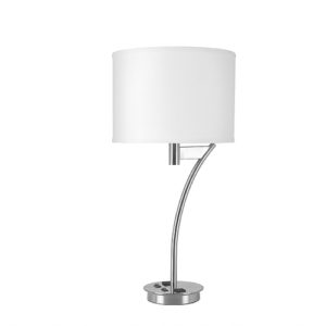 Twin Table Lamp Brushed nickel