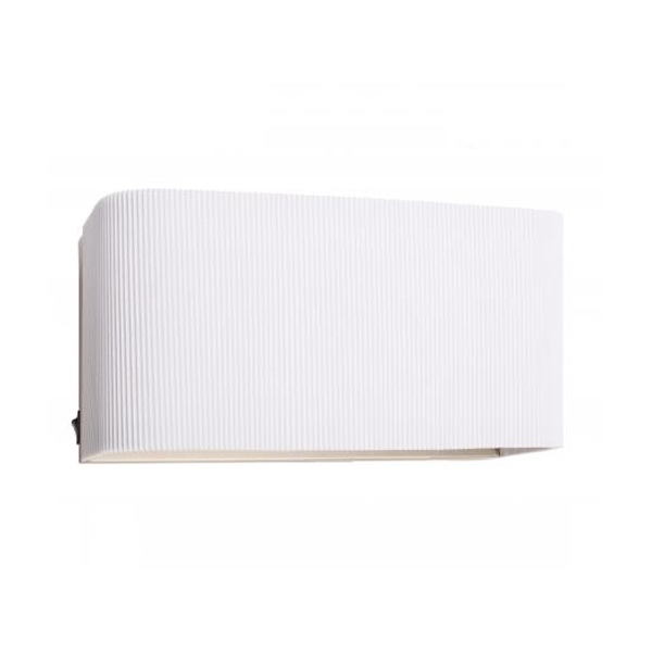 White Ribbed Fabric 18 Watts Each