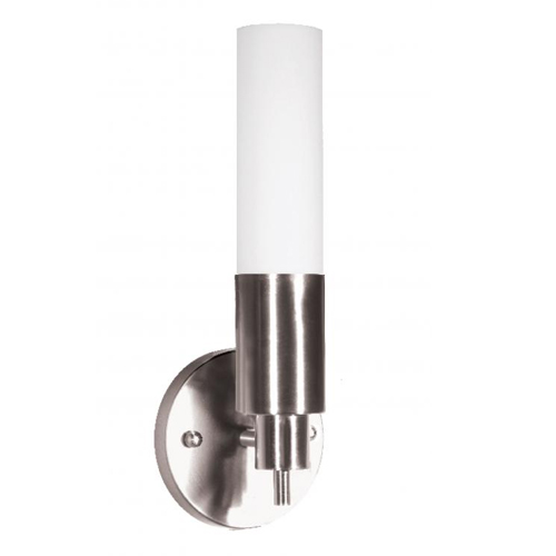 Frosted White-Brushed Nickel Finish 26 Watts