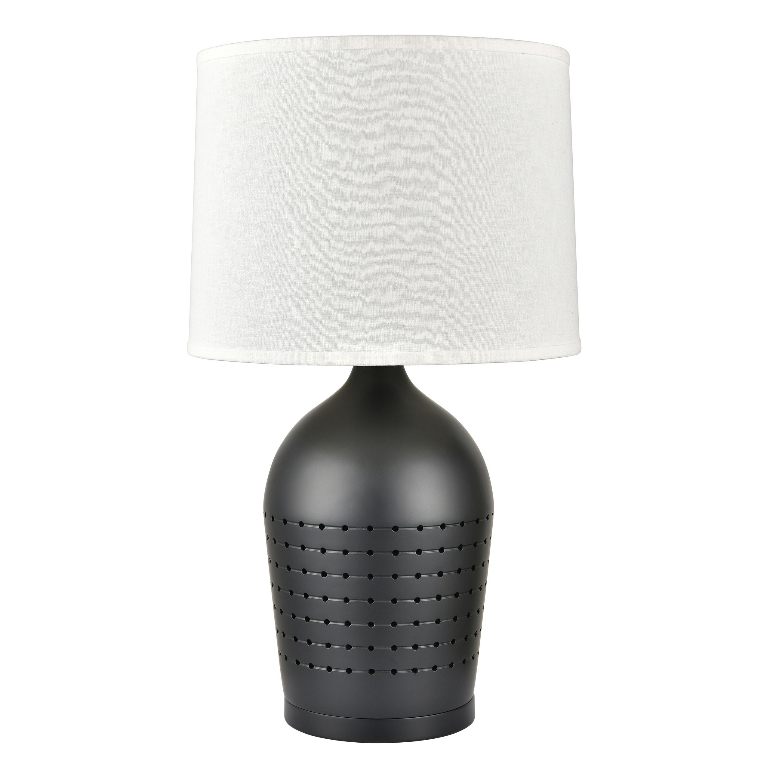 Table Lamps Powder Coated Matte Black 100W Max
