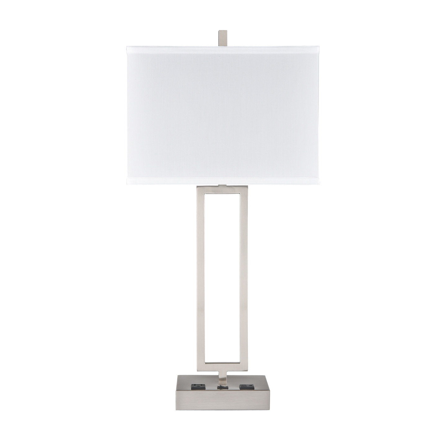 Table Lamps Brushed Nickel Without Wireless Charger