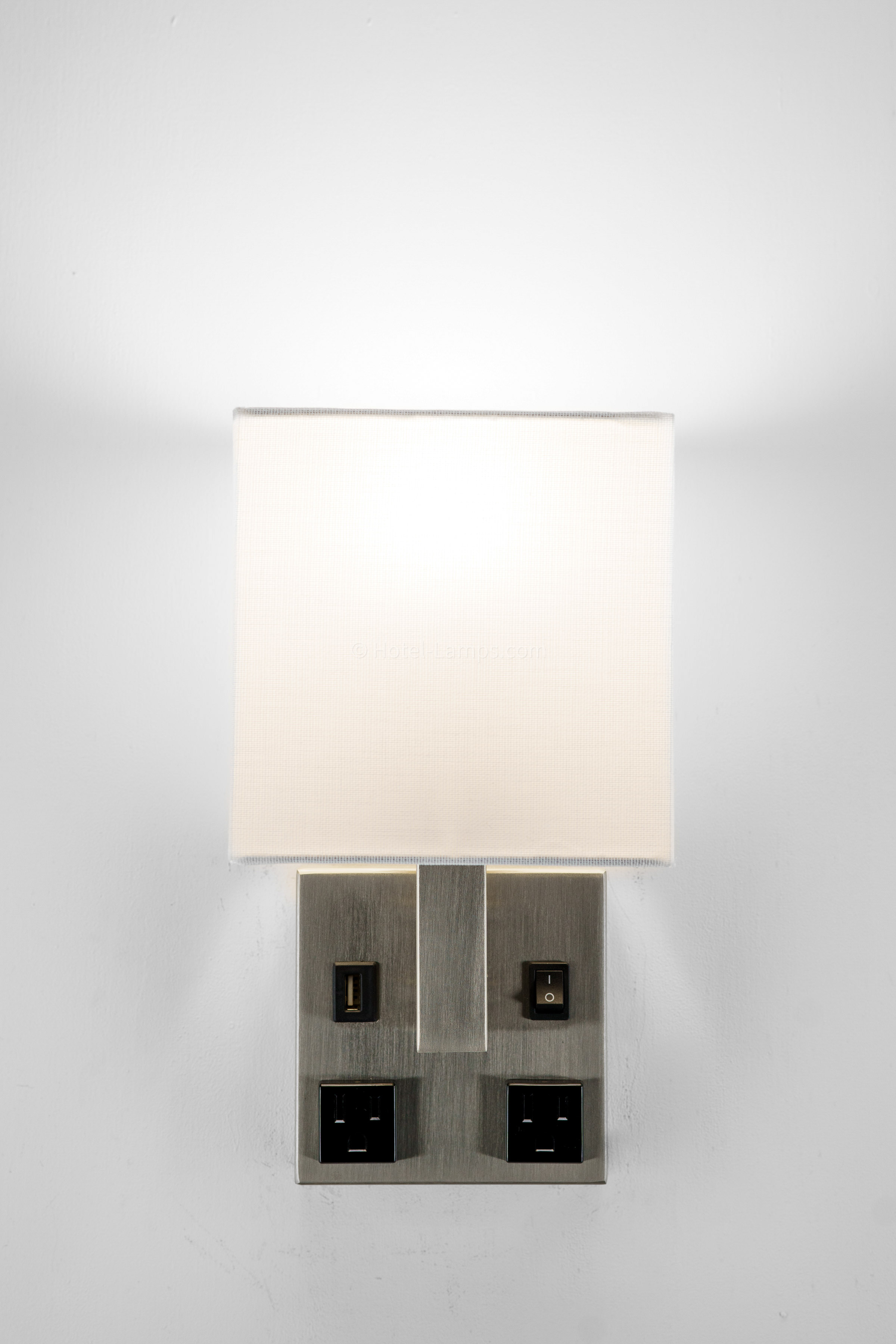 Single Wall Lamp Satin Nickel